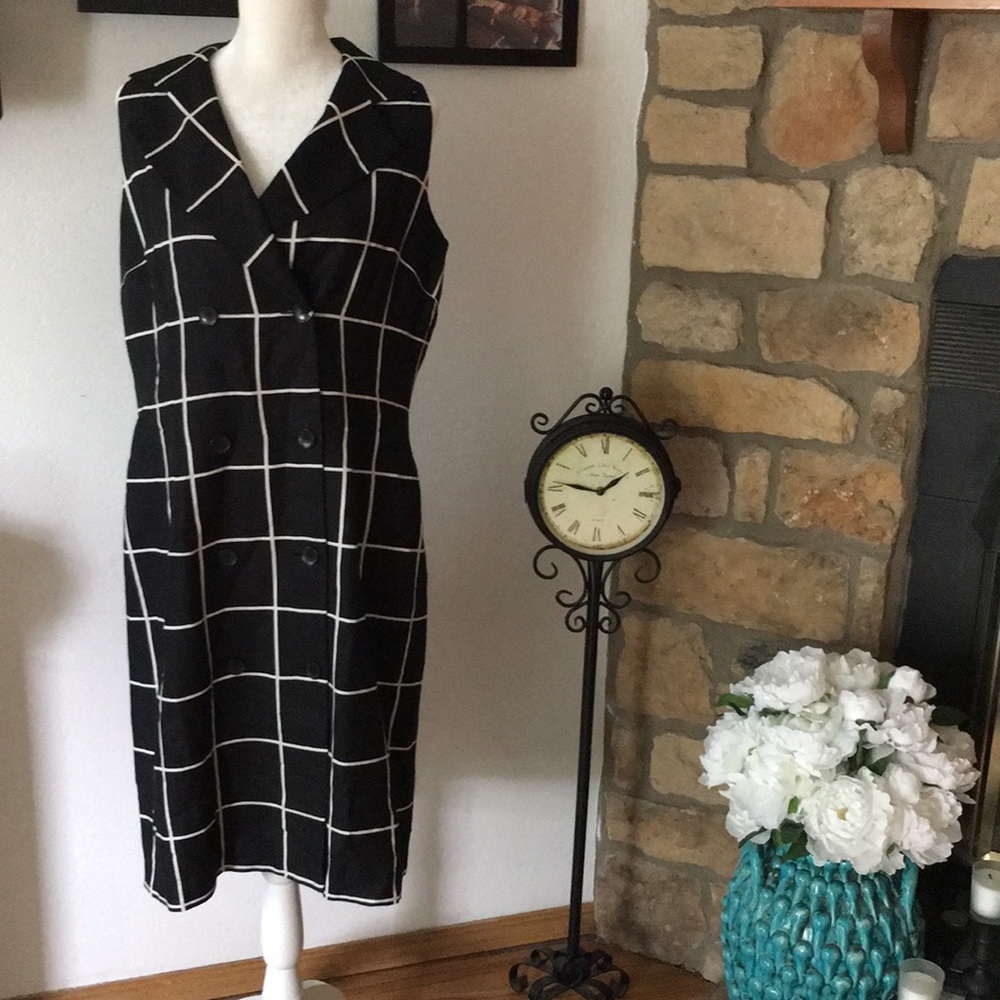 Classy Talbots linen dress